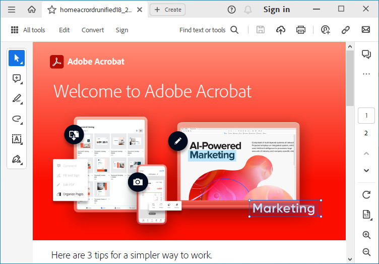 Adobe Acrobat Pro DC 2023 full setup download