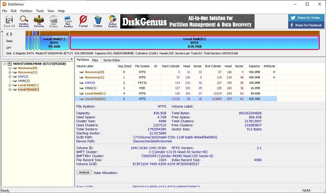 DiskGenius Professional full setup free download