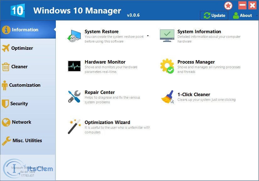 Yamicsoft Windows 10 Manager Free Download