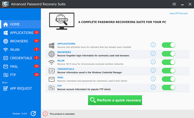 Advanced Password Recovery Suite full setup free download