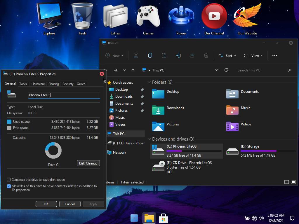 Windows 11 Pro Phoenix Ultra Lite full version free download